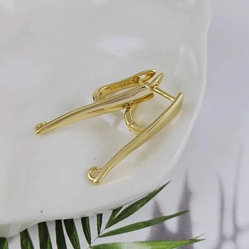 УЦЕНКА Швензы с замком 27.5х4.3 мм позолота 14К (6907-З-УЦ) швензы для серег купить с доставкой по России | Интернет-магазин Viva Beads