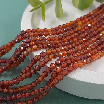 Нить 18 см Фианиты 3 мм граненые бусины, темно-оранжевый (5472-О) купить в Воронеже | Заказать в интернет-магазине Viva Beads
 Нить 18 см Фианиты 3 мм граненые бусины, темно-оранжевый (5472-О) купить в Воронеже | Заказать в интернет-магазине Viva Beads