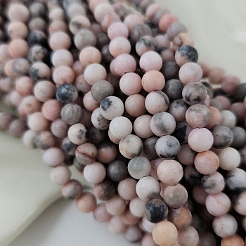 Нить 37 см Яшма розовая матовая бусины 4 мм гладкий шар (9075-4) для бижутерии купить с доставкой по России | Интернет‑магазин Viva Beads