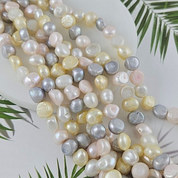 Нить 18 см  Жемчуг речной натуральный барокко 5.5-9 мм А+ микс (9739) купить в #REGION_P# | Заказать в интернет-магазине Viva Beads
 Нить 18 см  Жемчуг речной натуральный барокко 5.5-9 мм А+ микс (9739) купить в #REGION_P# | Заказать в интернет-магазине Viva Beads