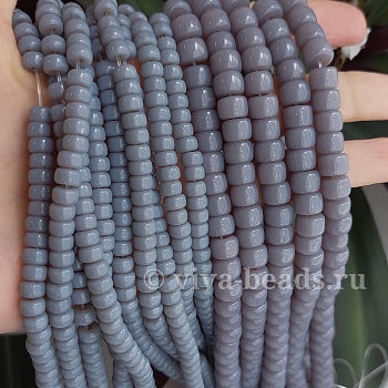 10 шт. Рондель 8х6 мм серый стекло (6491-СЕР1) купить в Воронеже | Заказать в интернет-магазине Viva Beads
 10 шт. Рондель 8х6 мм серый стекло (6491-СЕР1) купить в Воронеже | Заказать в интернет-магазине Viva Beads