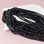 Нить 19 см Агат черный 3 мм граненый (7808-3) купить в Воронеже | Заказать в интернет-магазине Viva Beads
