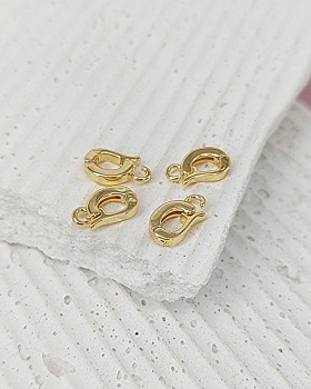 УЦЕНКА Бейл разъемный 9.8х5.3x11.5х2 мм позолота 14к (8166-З-УЦ) купить в Воронеже | Заказать в интернет-магазине Viva Beads
