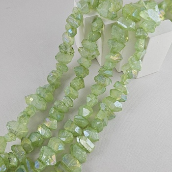 1 шт. Кварц натуральный 14-21х11-14х9-13 мм бусина фри форм с крупными гранями, зеленый, тонированный (9570-ЗЕЛ) купить в Воронеже | Заказать в интернет-магазине Viva Beads
 1 шт. Кварц натуральный 14-21х11-14х9-13 мм бусина фри форм с крупными гранями, зеленый, тонированный (9570-ЗЕЛ) купить в Воронеже | Заказать в интернет-магазине Viva Beads