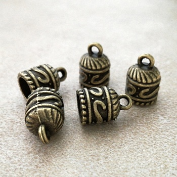 Концевик 12.5x8 мм вн. d 6 мм бронза (арт. 3122) купить в #REGION_P# | Заказать в интернет-магазине Viva Beads
