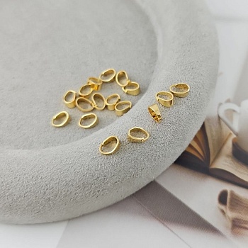 Бейл держатель для кулона 6.6х3 мм позолота 18К (9261-З) купить в Воронеже | Заказать в интернет-магазине Viva Beads
