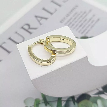 Швензы овальные, бублики, конго 16х13х3 мм позолота 14К (7709-З)