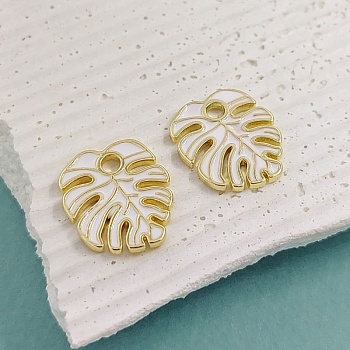 Подвеска Лист 18x16x1.5 мм позолота, эмаль (6075) купить с доставкой по России | Интернет-магазин Viva Beads