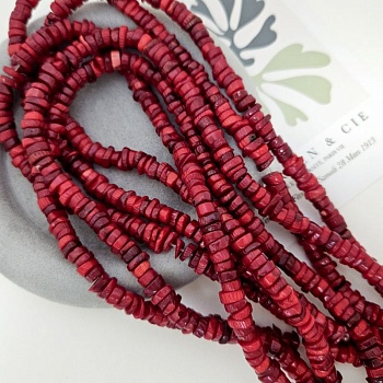 10 см Коралл чипсы ок. 6.5-8х1.5-3.5 мм красный (5394) купить в Воронеже | Заказать в интернет-магазине Viva Beads
