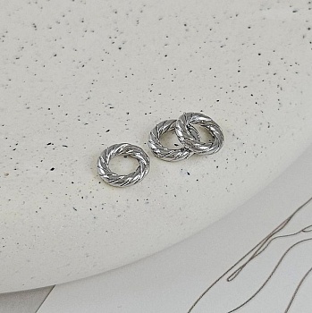 Кольцо коннектор 8x1.8 мм внутр. d 4 мм родиевое покрытие (9479-Р) соединительные колечки и кольца-коннекторы купить с доставкой по России | Интернет-магазин Viva Beads