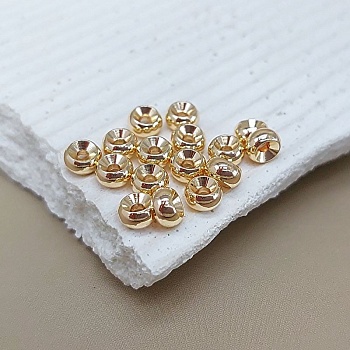 1 шт. Бусина спейсер 5х3 мм позолота 14к (7404-5-З) купить в Воронеже | Заказать в интернет-магазине Viva Beads
