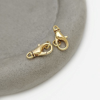 Замок лобстер 16 мм с позолотой 14К (8612-16-З) купить в Воронеже | Заказать в интернет-магазине Viva Beads
 Замок лобстер 16 мм с позолотой 14К (8612-16-З) купить в Воронеже | Заказать в интернет-магазине Viva Beads