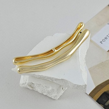 УЦЕНКА. Бусина разделитель трубочка 63х5.8 мм позолота 14К (9580-З-УЦ) купить в Воронеже | Заказать в интернет-магазине Viva Beads
