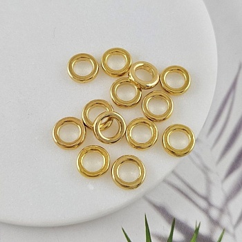 Кольцо коннектор 9x2.5 мм внутр. d 5.5 мм позолота 14К (10048-З) соединительные колечки и кольца-коннекторы купить с доставкой по России | Интернет-магазин Viva Beads