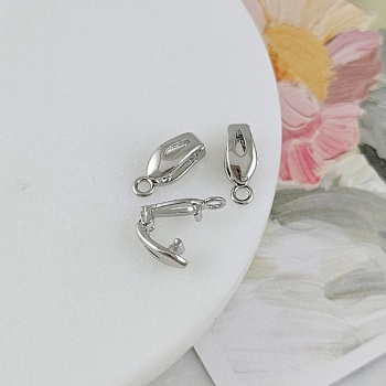 Бейл разъемный 13х4.6х5 мм, родиевое покрытие (4903-13-Р) купить с доставкой по России | Интернет-магазин Viva Beads