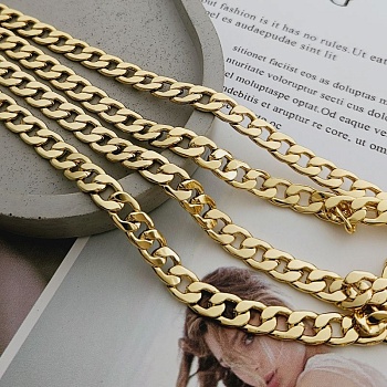 10 см Цепь 7.5 мм / толщина / позолота (6273-З) купить в Воронеже | Заказать в интернет-магазине Viva Beads
