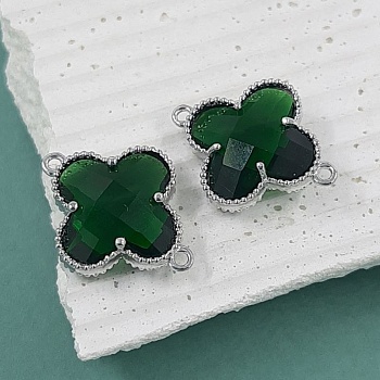 Коннектор Клевер 19x15x5 мм зеленый/родиевое покр. (4656-ЗЕЛ-Р) купить с доставкой по России | Интернет-магазин Viva Beads