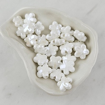 1 шт. Бусина Цветок 11х12 мм белый, керамика (6478-11-БЕЛ) купить с доставкой по России | Интернет-магазин Viva Beads