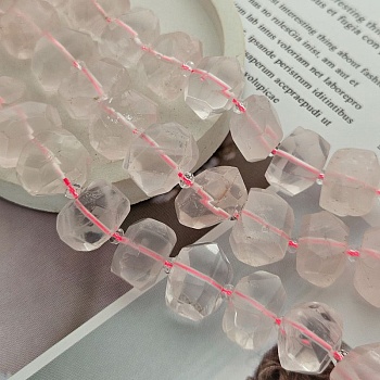 УЦЕНКА 1 шт. Розовый кварц фри форм с гранями крупный 18-20х12-13 мм (7994-УЦ) для бижутерии купить с доставкой по России | Интернет‑магазин Viva Beads